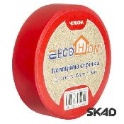 ECO0150020022, Лента изоляционная ECO 0,11мм x 18мм / 18м красная