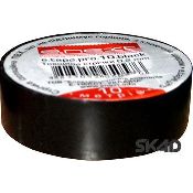 e.tape.pro.10.black,  Изолента из самозатухающего ПВХ, черная (10м)