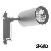 33-005, Светильник трековый поворотный LED светодиодный KW-214/26W NW BK