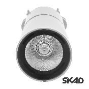 33-006, Светильник трековый поворотный LED светодиодный KW-215/15W NW WH