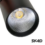 33-047, Светильник трековый поворотный LED светодиодный KW-225/12W WW BK