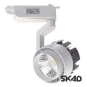 32-452, Светильник трековый поворотный LED светодиодный KW-53/20W NW WH/BK