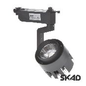 32-453, Светильник трековый поворотный LED светодиодный KW-53/20W WW BK