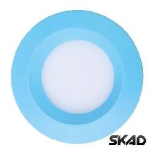Светодиодный светильник 3W круг, голубой   240Lm 5000K 90*26mm AL525