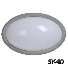 Светильник серый овал LED 6x6Вт ДПО 1401