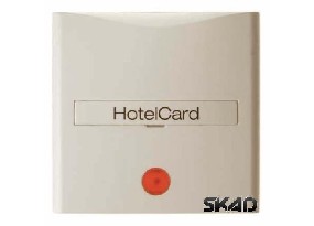 16408982, Накладка для карточного выключателя для гостинниц, белая S.1