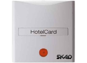 16408989, Накладка для карточного выключателя для гостинниц, полярная белизна S.1