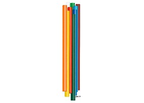 006815, Клеевые стержни 11мм/250мм цветные  250гр/10шт (Gluematic 3002/5000/Gluefix)
