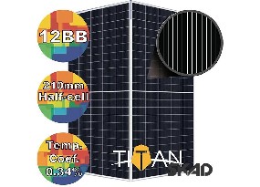 RSM110-8-545BMDG, Солнечная батарея 545Вт моно, 12BB 210mm, TITAN DOUBLE GLASS