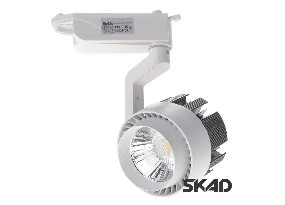 32-452, Светильник трековый поворотный LED светодиодный KW-53/20W NW WH/BK