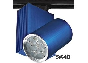 LED 205/6x3W NW BLUE, Светильник трековый поворотный