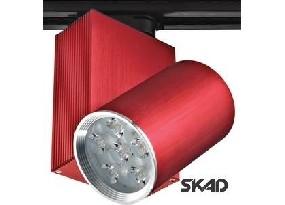 LED 205/6x3W NW RED, Светильник трековый поворотный