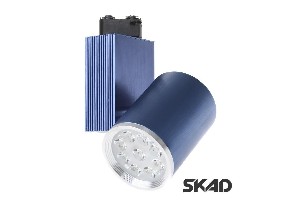 LED 205/9x3W NW BLUE, Светильник трековый поворотный