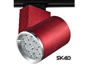 LED 205/9x3W NW RED, Светильник трековый поворотный
