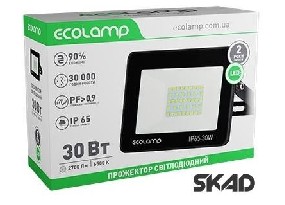 EL 306500,  LED Ecolamp 30W 6500K IP65 (EL 306500)