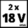  Power-X-Change Twinpack Einhell 4511526  6