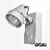Прожектор потолочный серебристый накладной поворотный Brille HD-14/70 Изображение 3