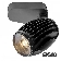 Светильник трековый поворотный Brille LED KW-209/40W NW BK COB Изображение 1