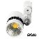 Светильник трековый поворотный LED светодиодный KW-56/10W WW WH/BK Brille 32-894 Изображение 2