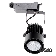 Светильник трековый поворотный Brille LED 410/20W WW BK COB Изображение 2