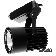 Светильник трековый поворотный Brille LED 410/24W NW BK COB Изображение 3